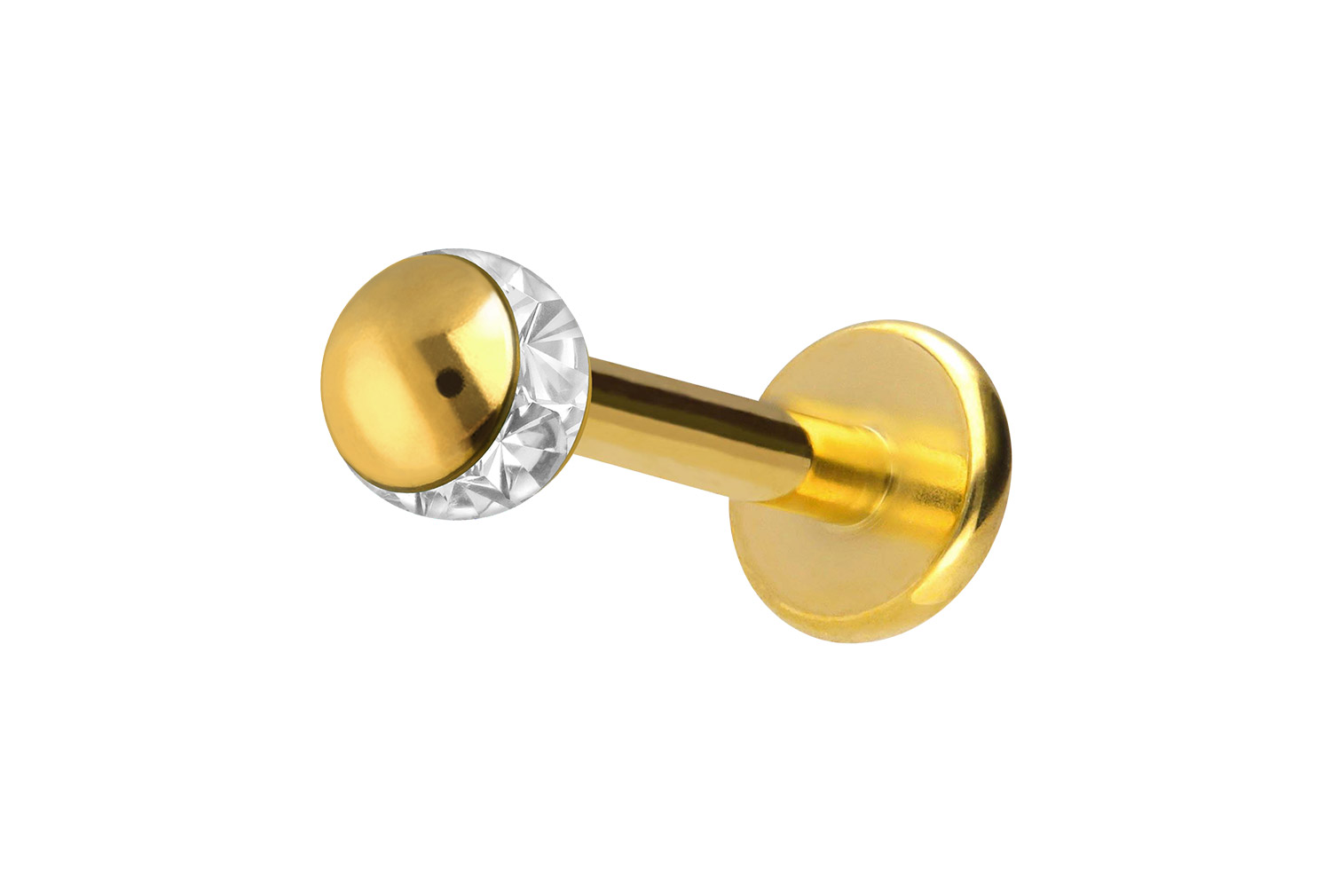 Chirurgenstahl Labret Piercing EPOXY-RING-KUGEL